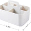 2 Pzas Organizador Ducha Plástico 9.76x6x6.7pulg Blanco