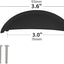 40 Manijas para armarios cocina 3" negro mate