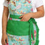 Delantal algodón mujer talla grande con bolsillos cocina