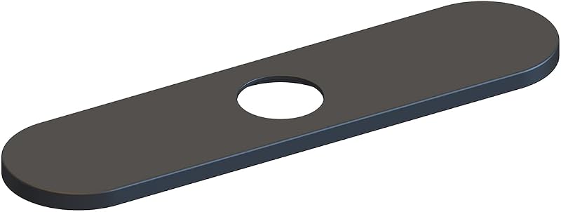 Cubierta orificio fregadero 10" placa metal 1 o 3 agujeros