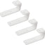 Set 4 ganchos escalera litera infantil PVC blanco y metal