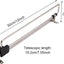 Barra armario retráctil extensible 11.8"