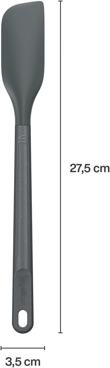 Espátula silicona gris Beluga 10.8x1.4pulg para cocinar y mezclar