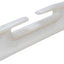Percha plástico peso medio 17" color blanco 50 Uds
