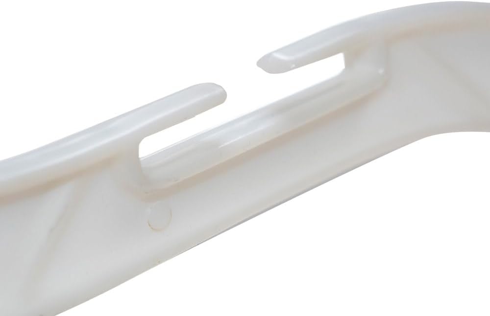 Percha plástico peso medio 17" color blanco 50 Uds