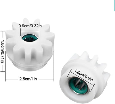 2 Pzas pedal fregona blanco para cubo giratorio OCedar
