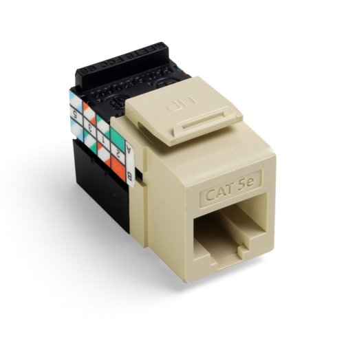 Conector QuickPort GigaMax 5E Marfil