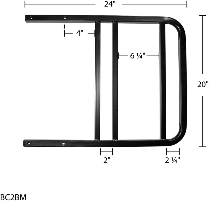 Paragolpe bicicletero para 1-2 bicis casas rodantes
