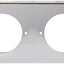 Soporte L acero inox 2 orificios ovalados para luces