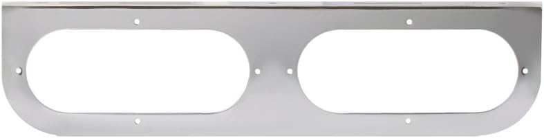 Soporte L acero inox 2 orificios ovalados para luces