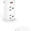 Toma corriente empotrada 2.5pulg USB C 20W 4 puertos 15A