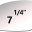 Espejo plano VW Beetle lado conductor sin adhesivo