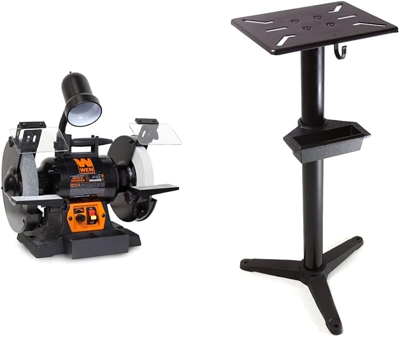 Molinillo banco 5A 8pulg soporte amoladora 32pulg negro