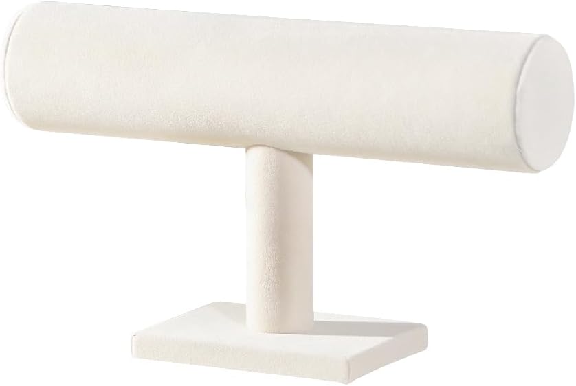 Soporte joyas pulseras y coleteros 1 nivel beige