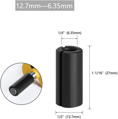 2 Pzas Brocas Reductor 1/2-1/4pulg Acero Carbono Negro
