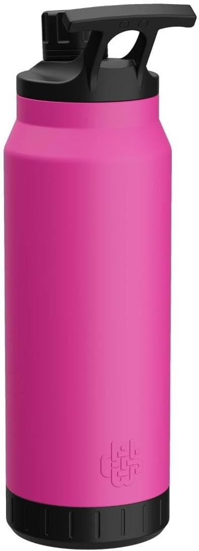 Botella agua aislada acero inox tapa magnética 34oz
