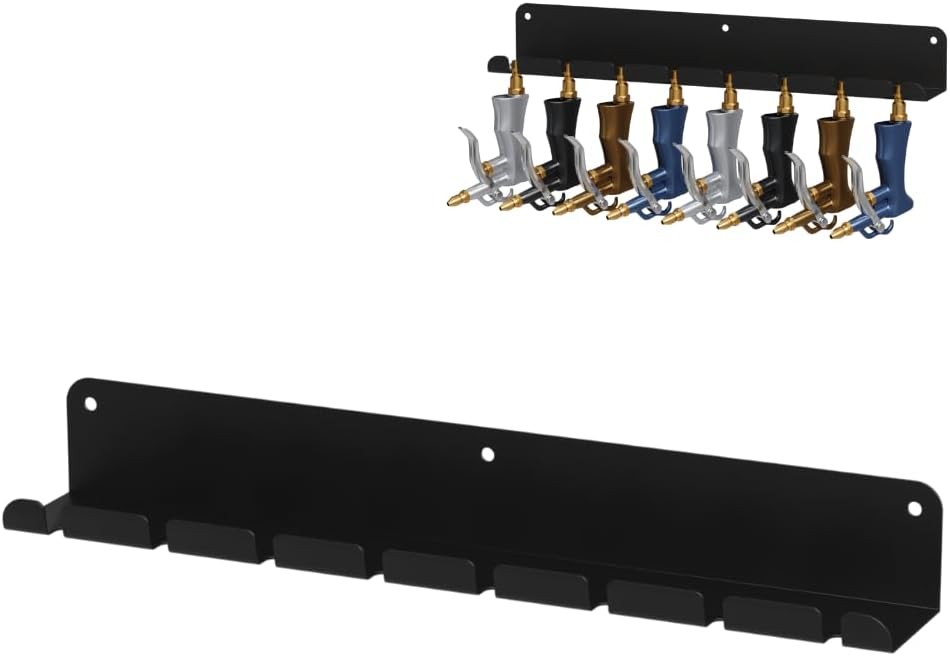 Soporte herramientas neumáticas pared incluye accesorios