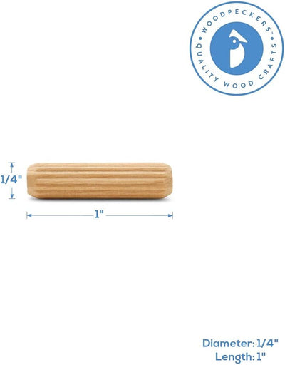 Pasadores madera 1x1/4pulg pack 300 juntas estriadas carpintería
