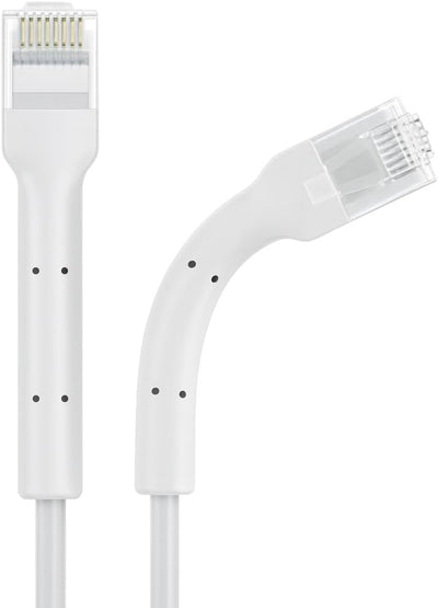 Cable Ethernet Cat6a flexible 10 Gbps con conectores dorados