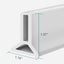 Barrera agua plegable para regadera baño cocina 78pulg gris