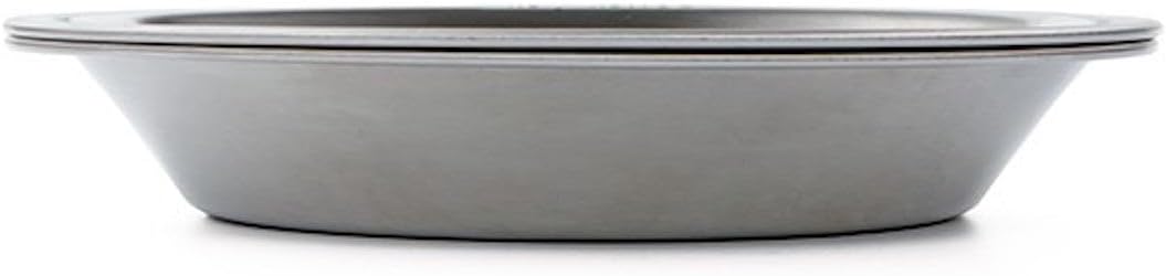 Platos campamento acero inox 7.75pulg set 2
