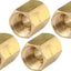 Adaptador freno latón 1/4pulg 4 Uds