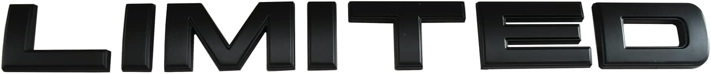 Placa identificación Chrysler RAM 13" repuesto negro mate
