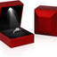 2 Cajas Anillo LED Iluminado para Bodas Compromisos