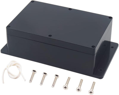 Caja eléctrica IP65 ABS color negro 9.06x5.91x3.35pulg