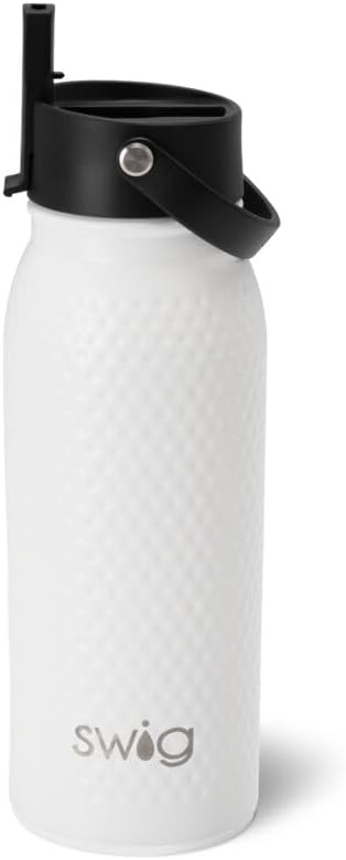 Botella agua aislada acero inox 36oz con pajita