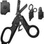 Tijeras trauma 6en1 plegables con cortador correa negro
