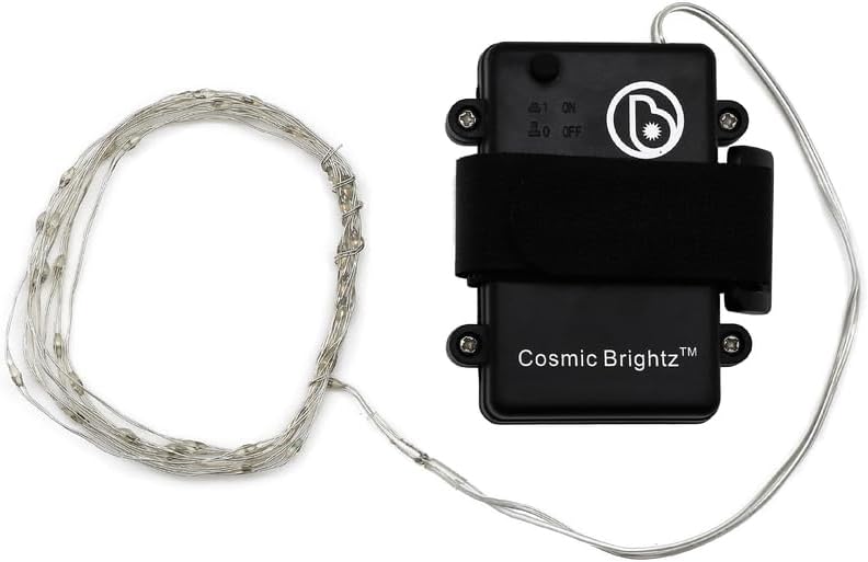 Cuerda luz LED para bicicleta 6.5" con pilas color brillante
