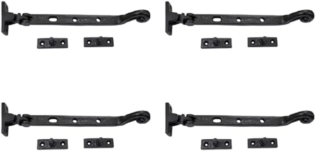 Estancia abatible hierro fundido 9.5" 4 Pzas negro mate
