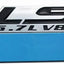 2 Pzas Placa Identificación 3D Motor 5.7L V8 Rojo Plateado
