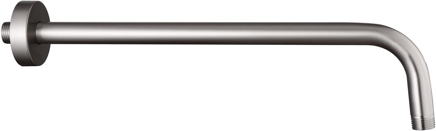 Brazo ducha 16pulg acero inox 90 grados pared fijo