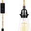 Cable luz colgante 15ft estilo granja con interruptor para cocina