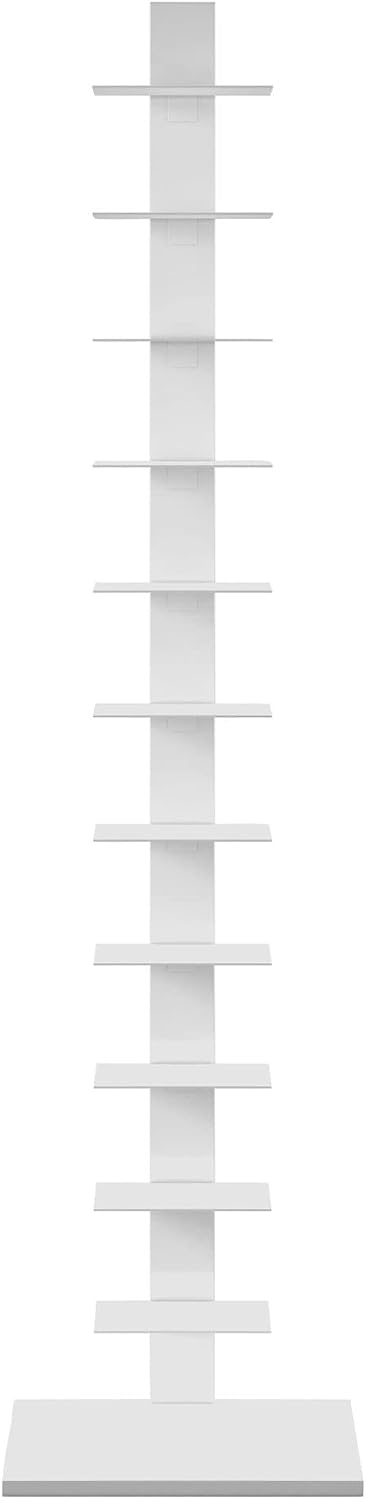 Estante torre hierro blanco diseño transición dormitorio