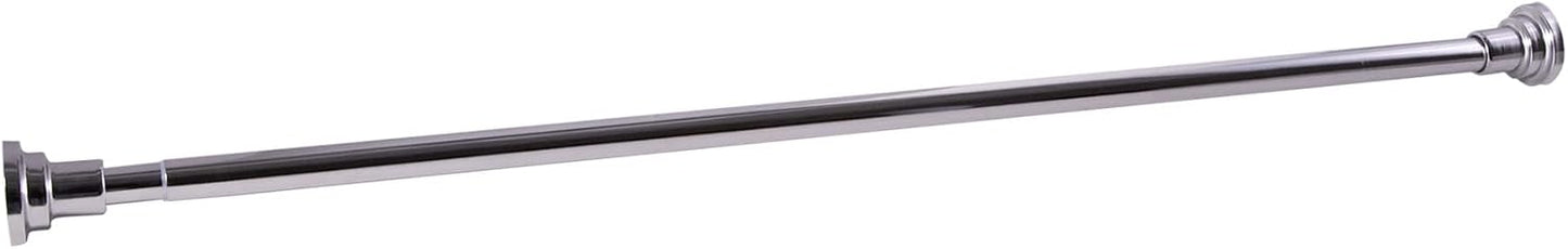 Barra ducha ajustable 42-72pulg cromo pulido