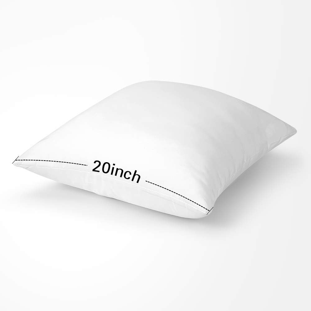 2 Almohadillas exteriores impermeables 20x20" color blanco