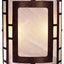 Aplique pared baño húmedo vidrio 2 luces 120w