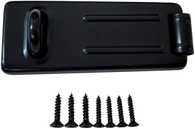 Pestillo seguridad acero 8.9cm negro 1 pack