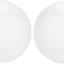 2 Pzas Pantalla Cristal Escarcha Blanca 1.65pulg