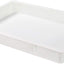 Cajas masa plástico blanco 26x18x3pulg apilables