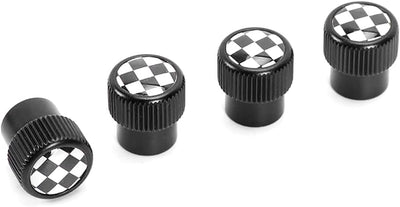 Tapas válvula llanta coche metal negro Mini Cooper R50 R52 R53