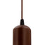 Lámpara colgante hormigón madera ajustable gris cocina