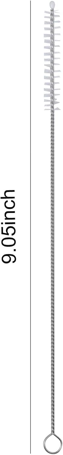 50 Cepillos limpieza pajitas acero inox reutilizables