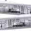 Kit reflectores defensa Honda Prelude ámbar cromados