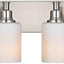 Lámpara baño 6 luces níquel cepillado pared dormitorio