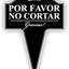 Letrero aluminio patio 10x14" No Cortar