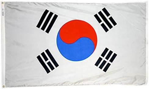 Bandera Corea del Sur 4x6ft diseño UN